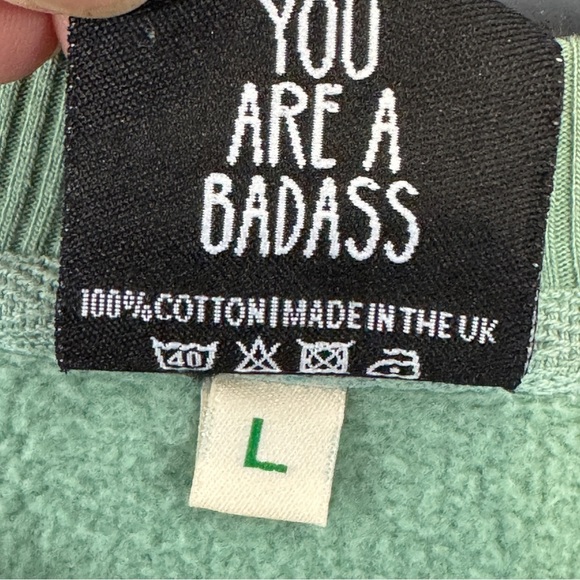 Olive & Frank Floral Lungs Graphic Sweatshirt | Organic Cotton L - Picture 5 of 9